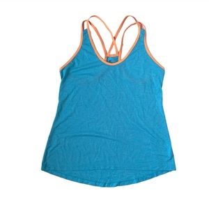 Old Navy Active Aqua Racer Back Swing Tank
